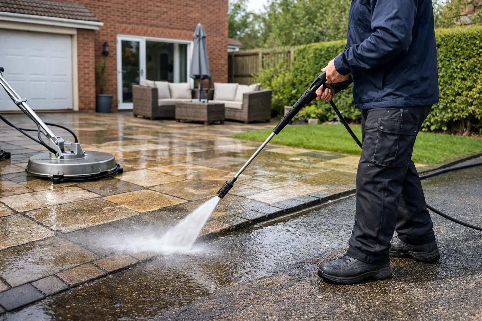 Pressure Washing Bolton for Patios and Driveways