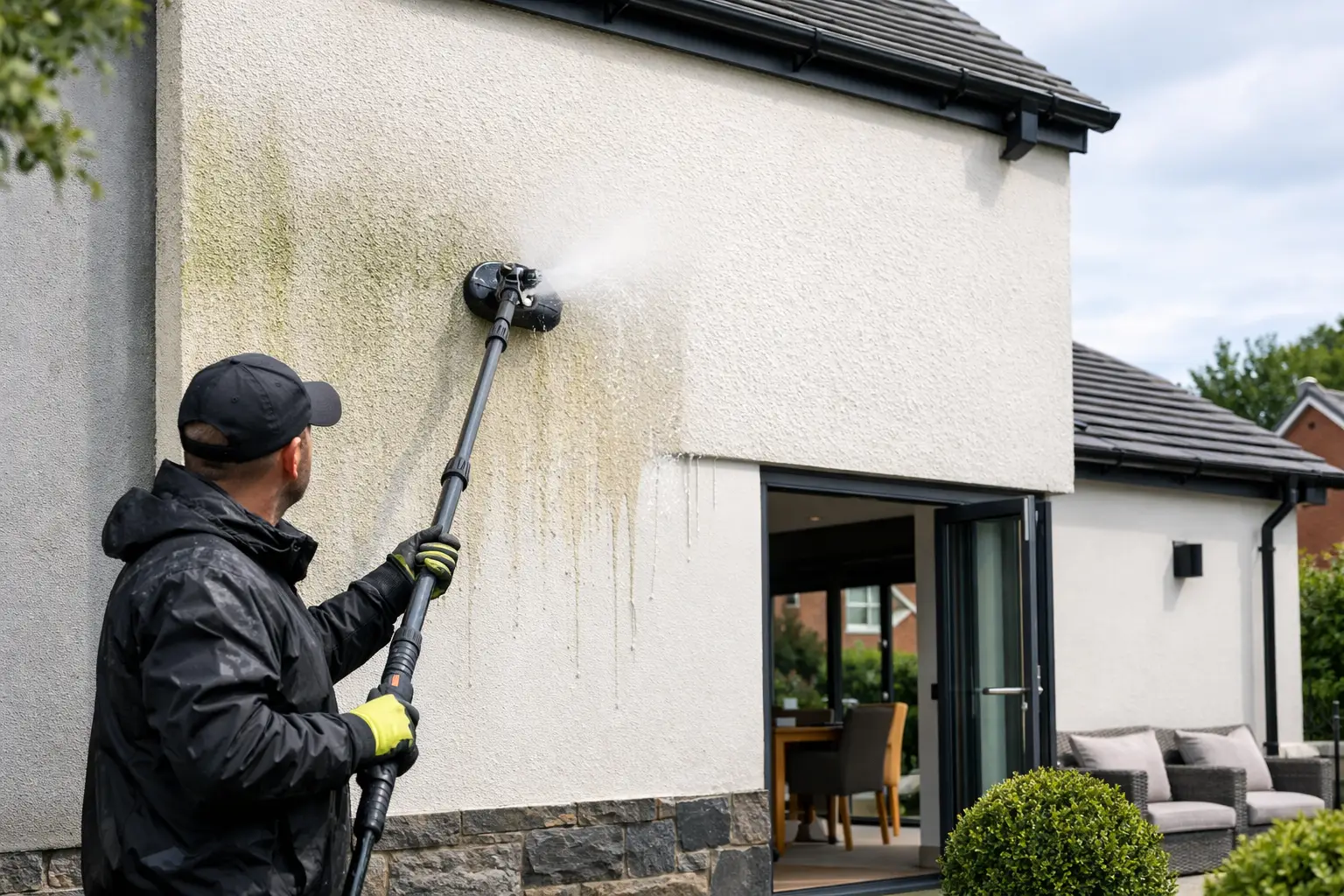 Render Cleaning Cheshire for a Cleaner Exterior