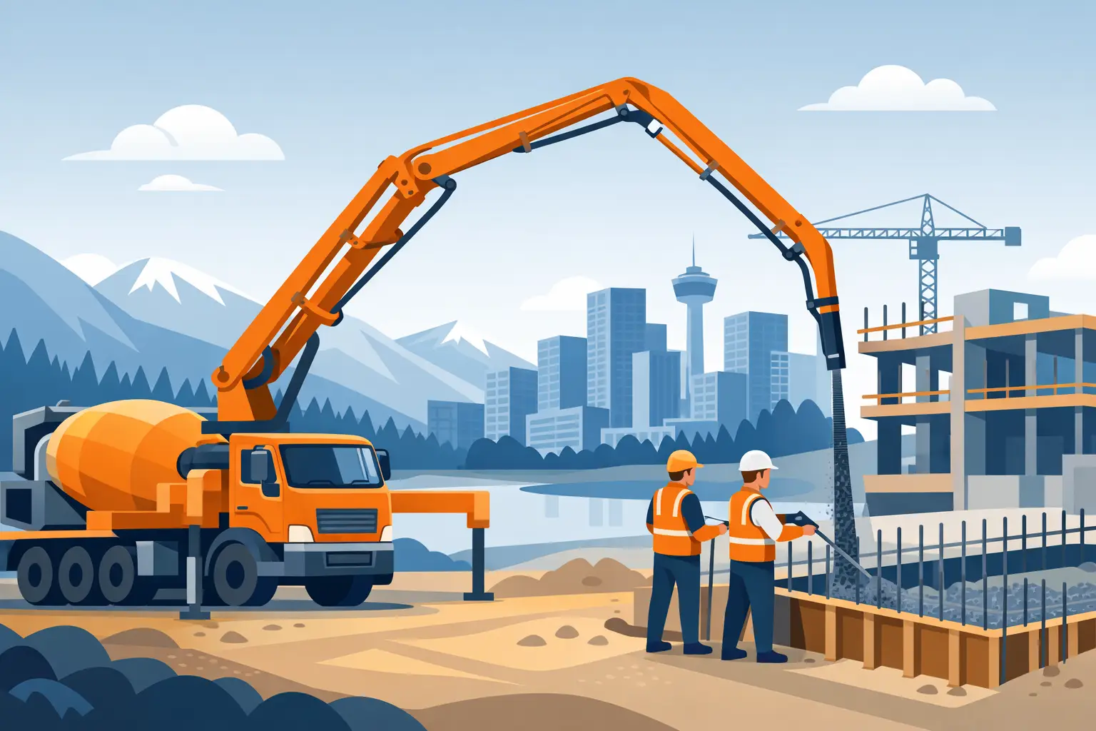 Concrete Pumping Benefits for Alberta Builds