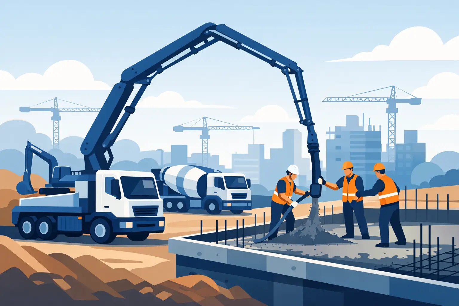 Commercial Concrete Pumping Services That Keep Jobs Moving