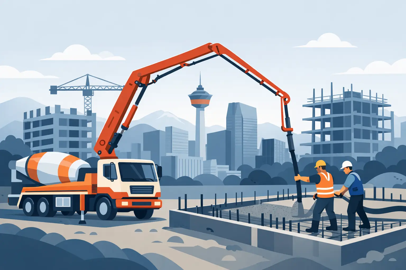 Concrete Pumping Services Calgary Builders Need