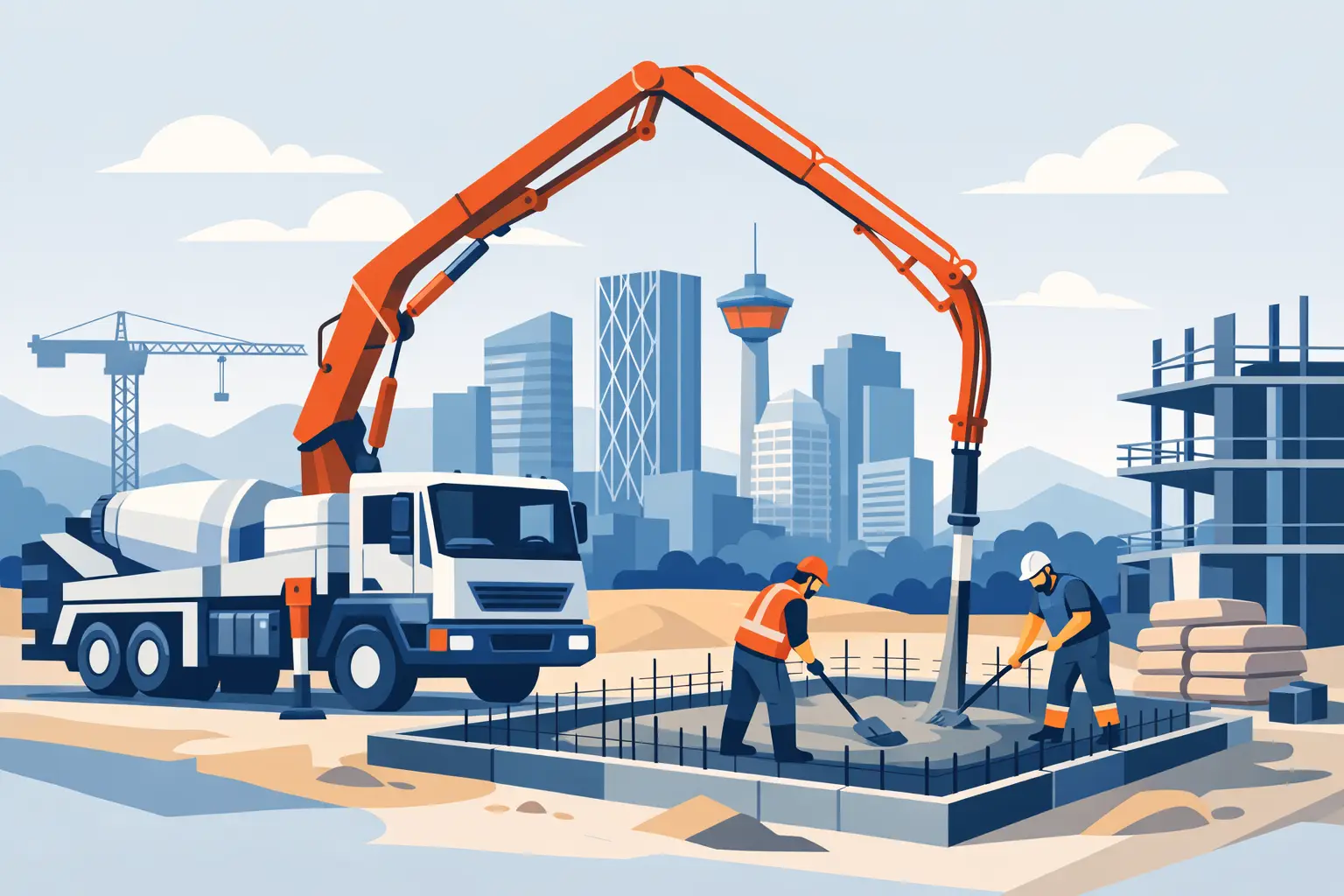 Concrete Pumping Services Calgary Builders Need