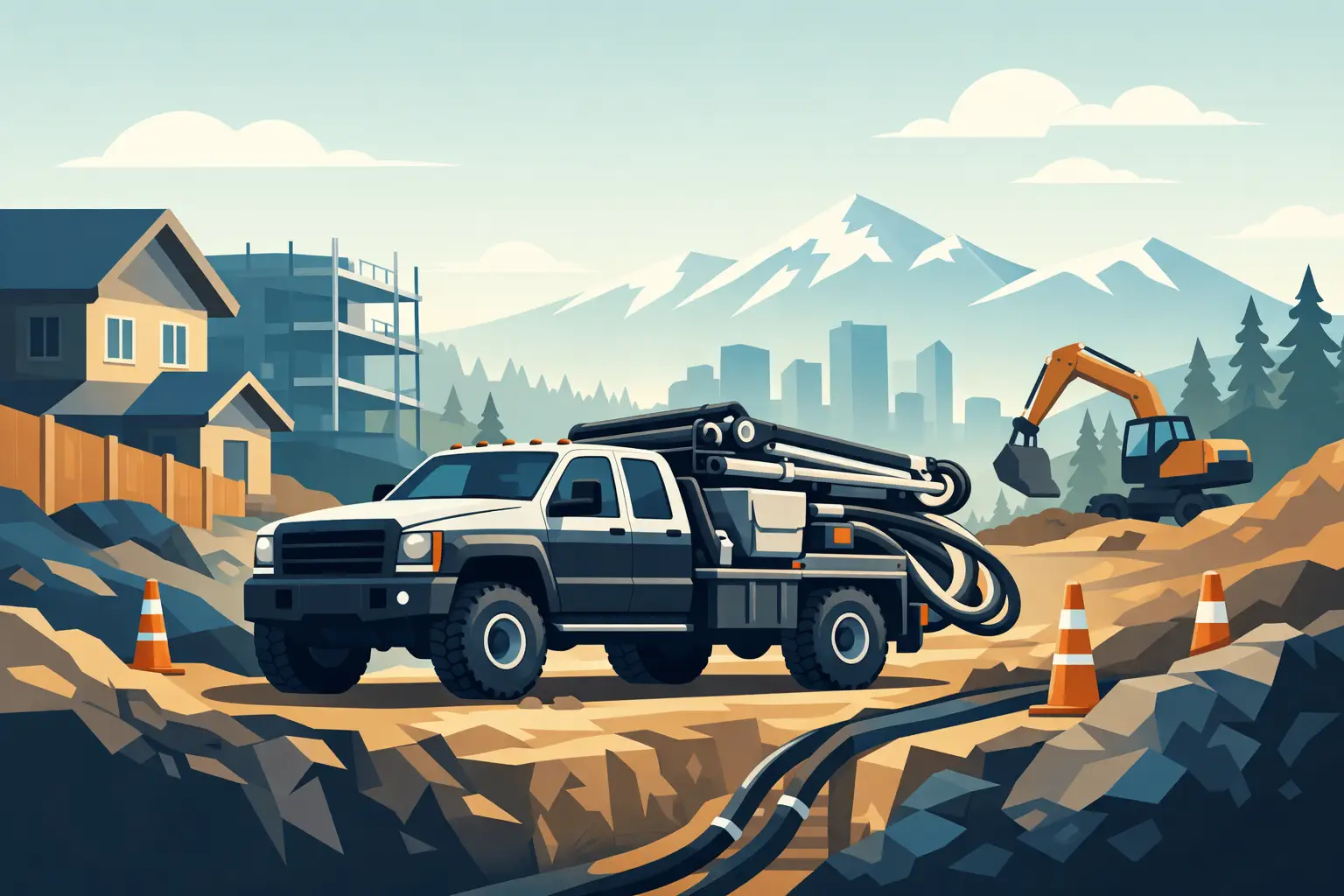 4x4 Line Pump Service for Tight Alberta Sites