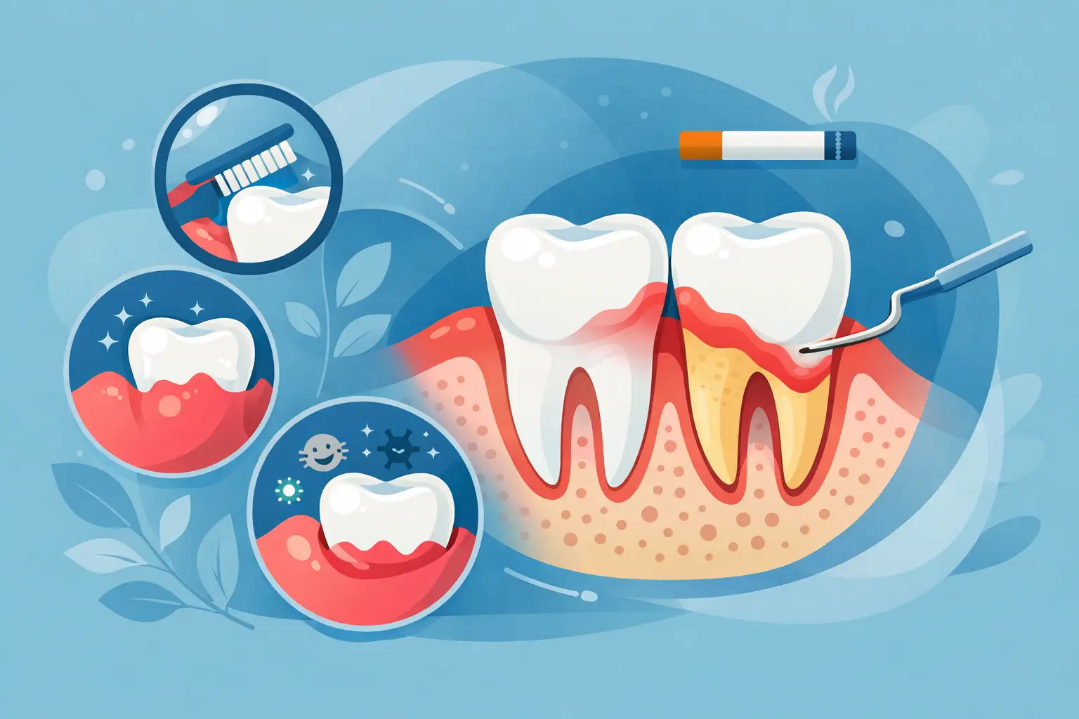 Cele mai frecvente cauze ale retragerii gingivale