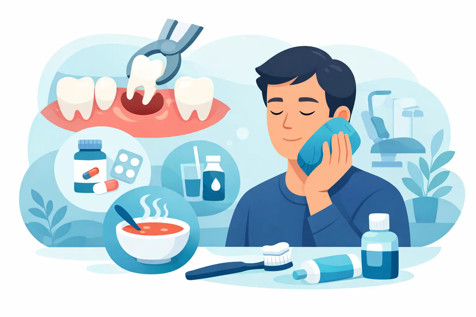 Ghid de recuperare după extracție dentară
