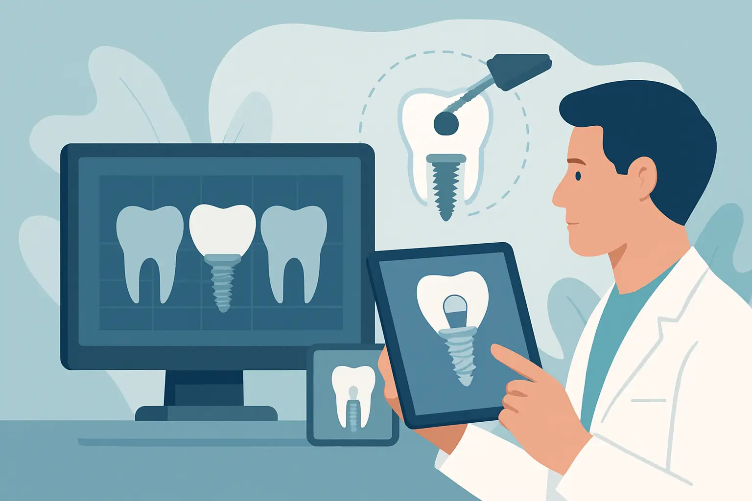 Implant dentar ghidat digital: merită diferența?