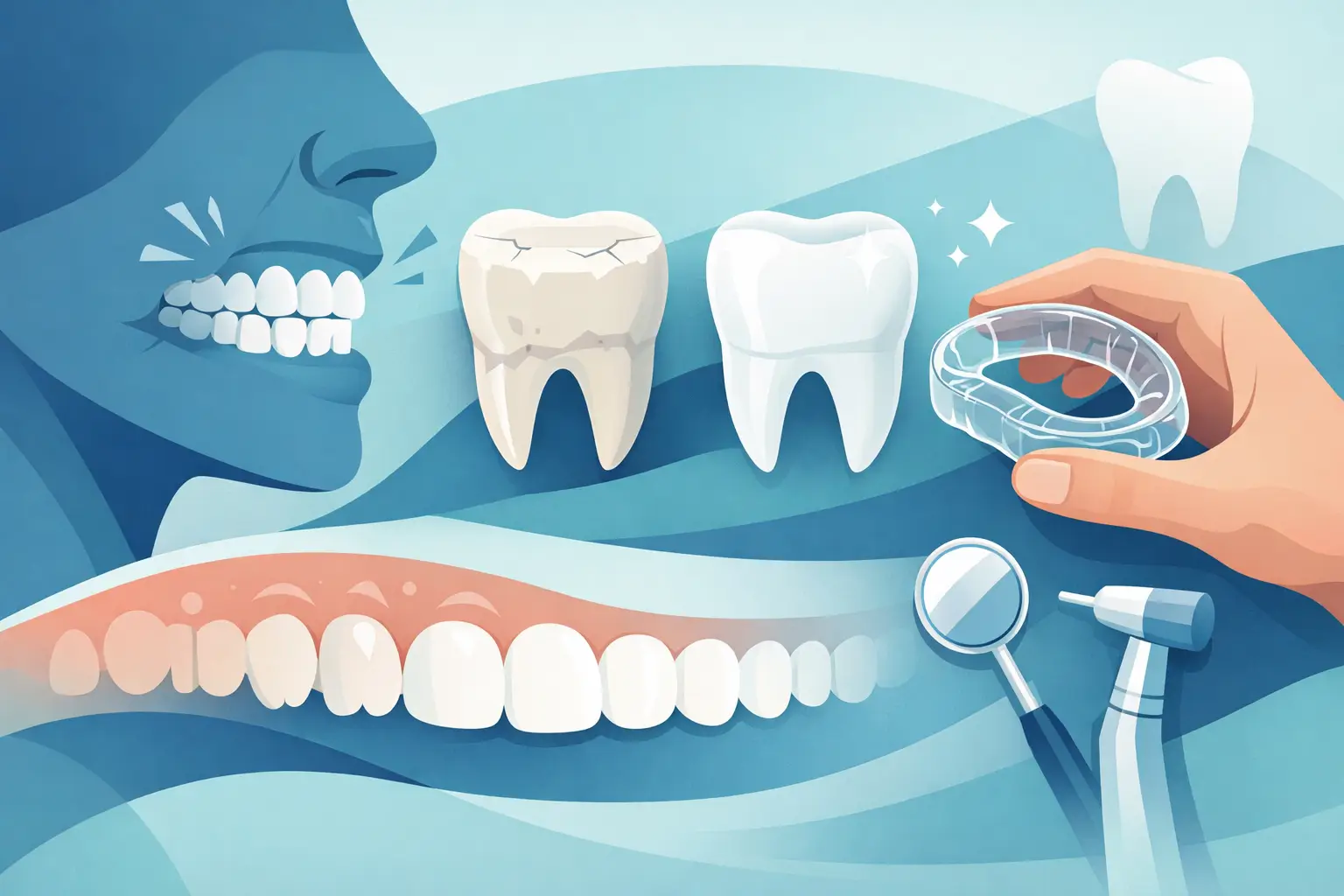Tratament pentru bruxism și uzură dentară