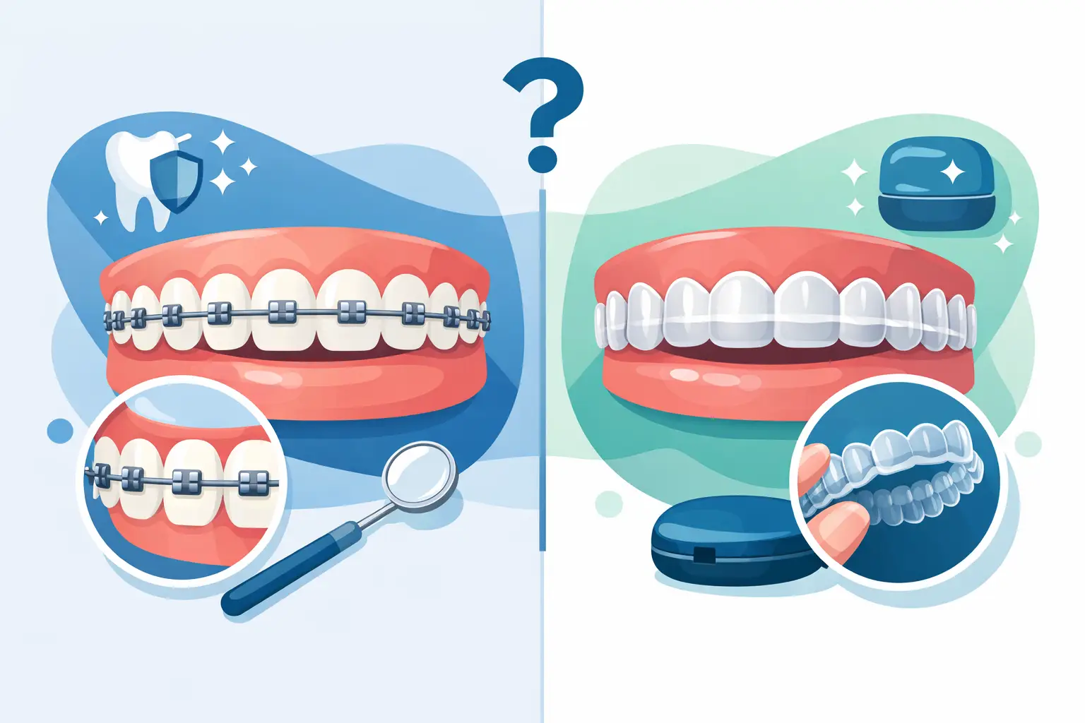 Aparat dentar vs alignere: ce alegi?
