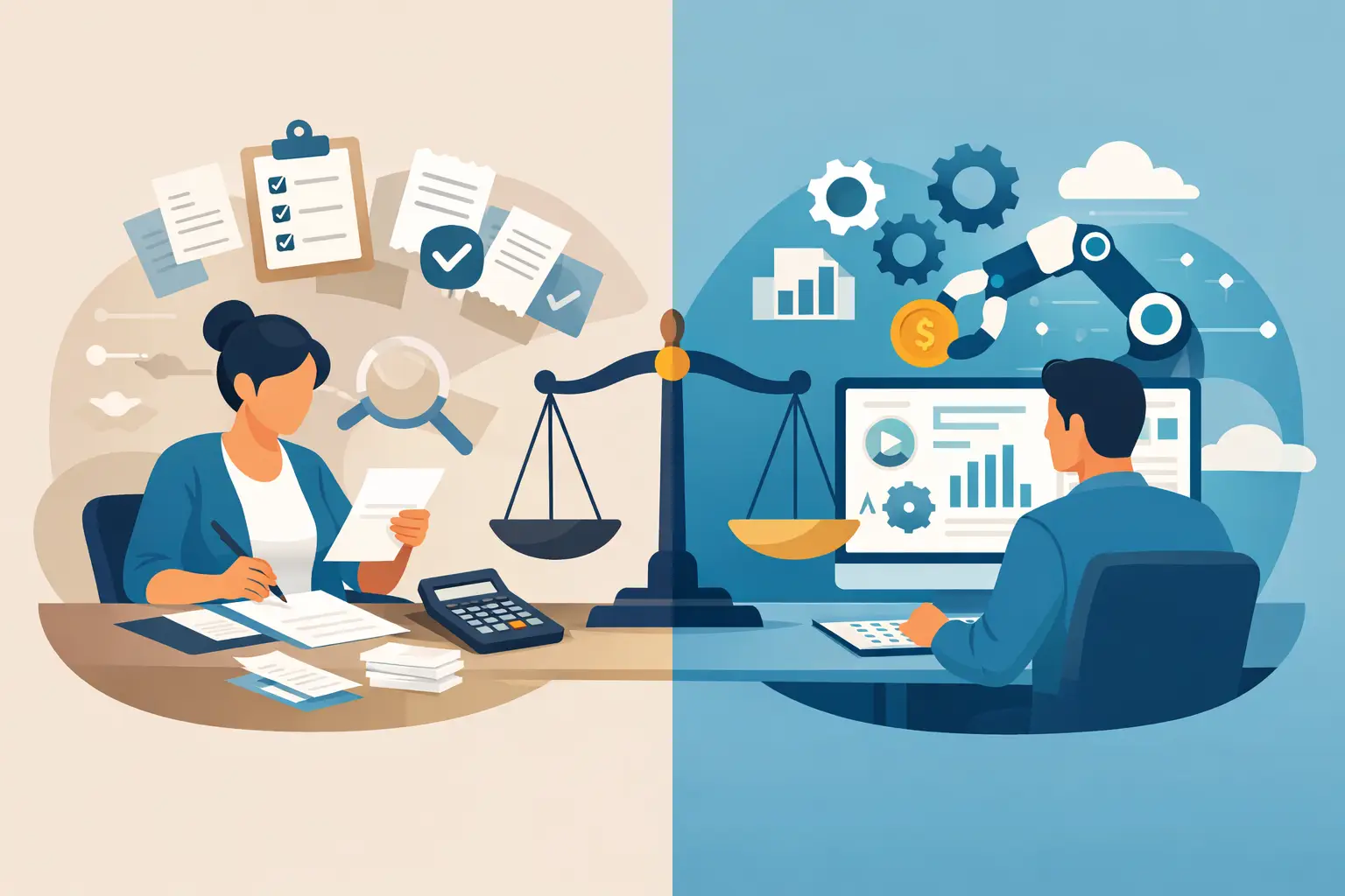 Manual Reconciliation vs Automated Accounting