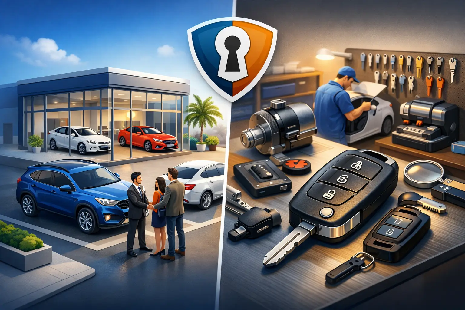 Dealer of autosleutel specialist: wat kiest u?