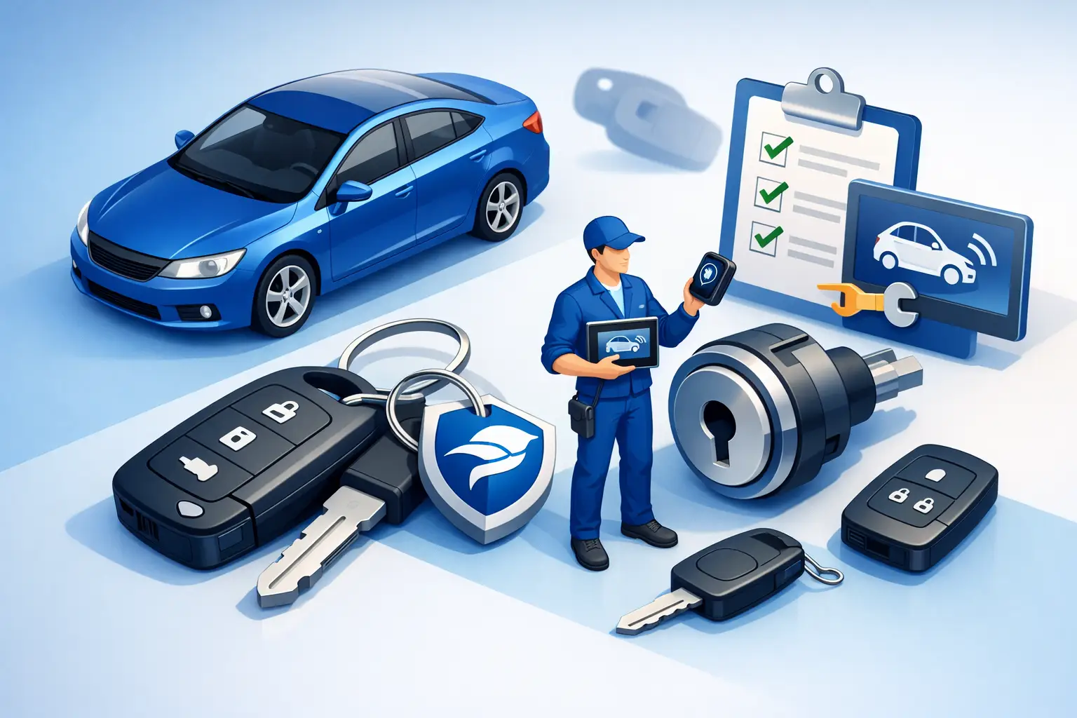 Autosleutelservice voor particulieren kiezen