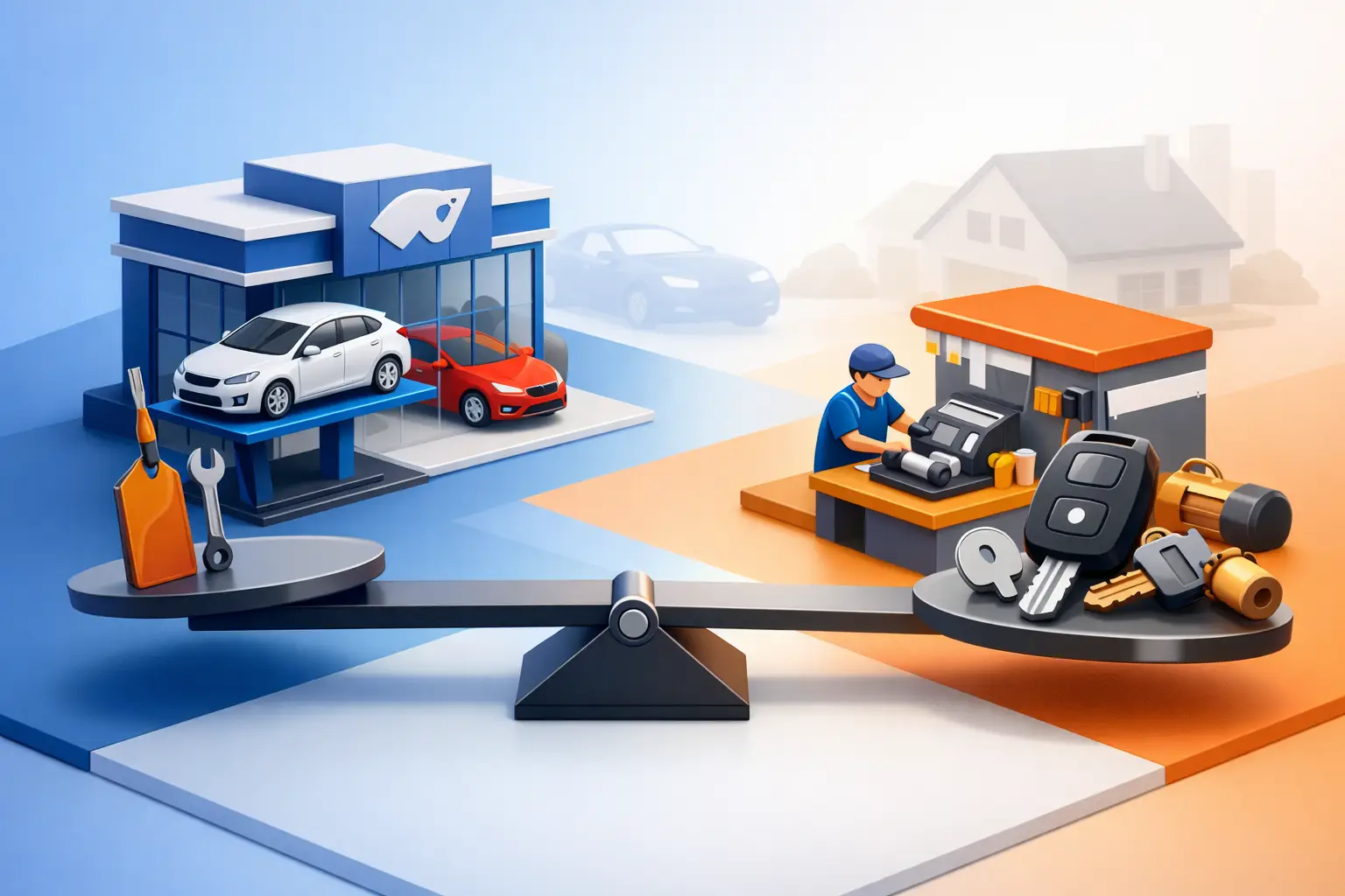 Prijsverschil dealer en sleutelservice uitgelegd