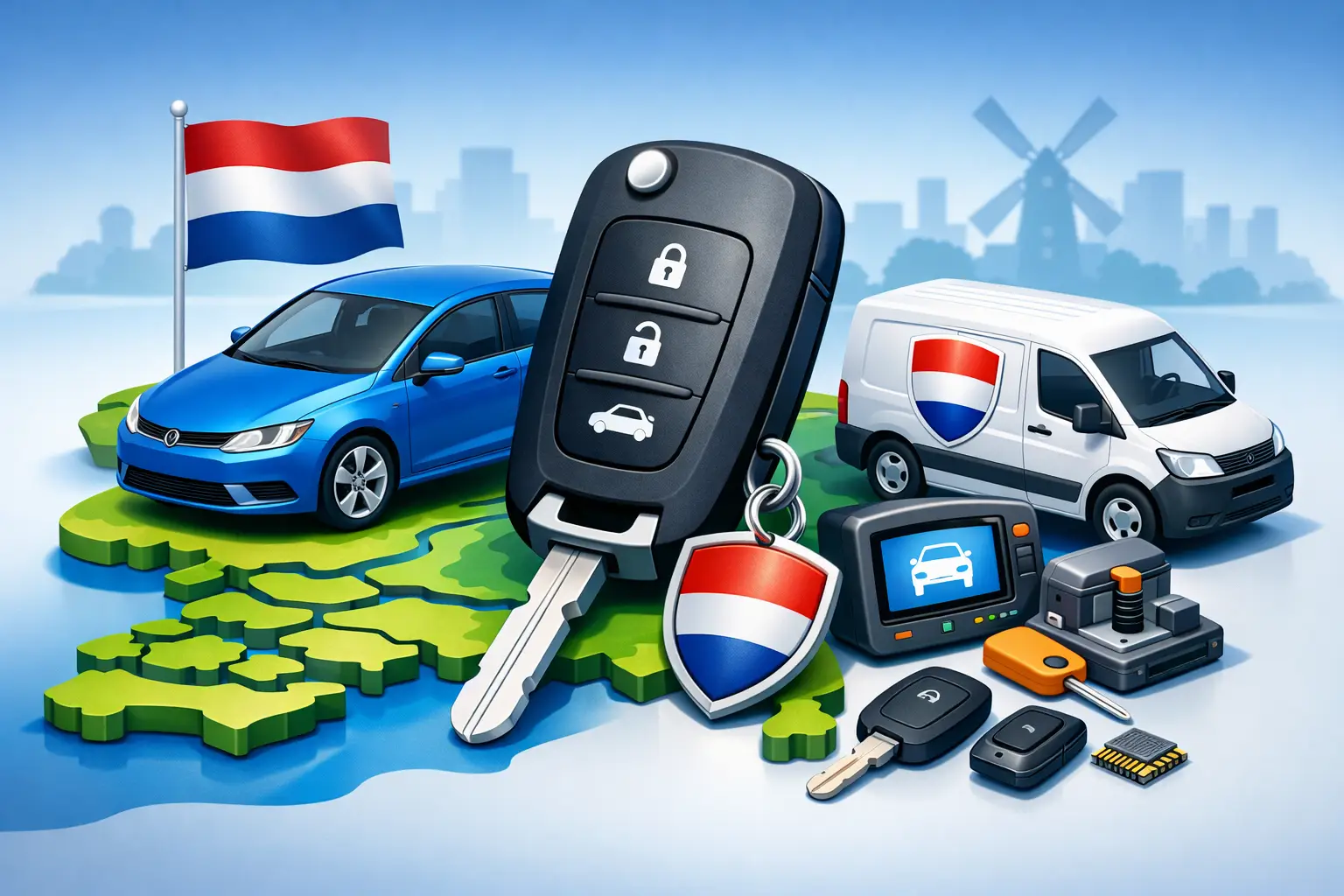 Autosleutelservice Hoogeveen in Noord-Nederland: snel en betaalbaar
