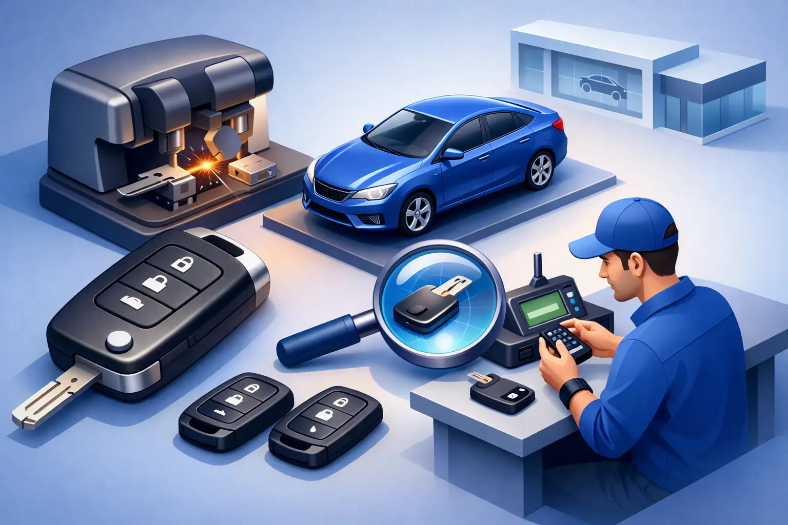 Autosleutel kopiëren zonder dealer: slim?