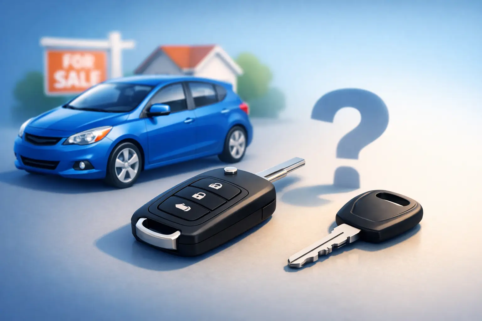 Tweedehands auto maar één sleutel?