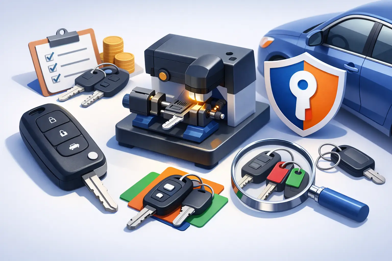 Goedkope autosleutel laten maken? Zo kiest u slim