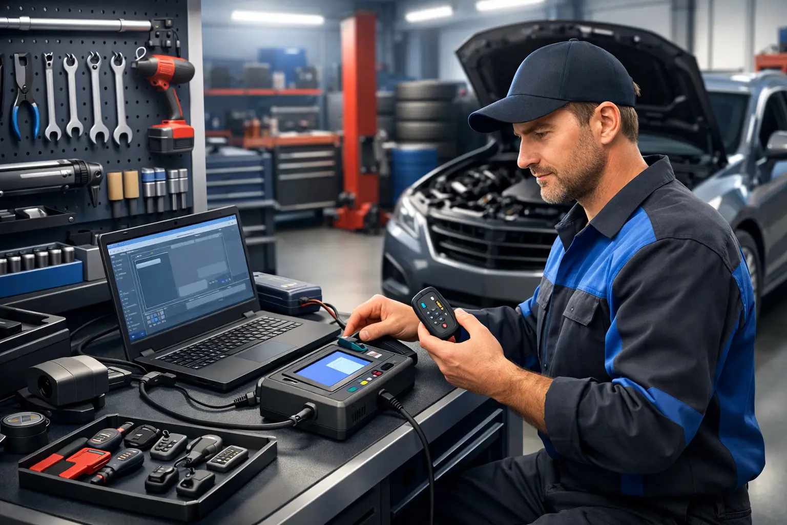 Kapotte autosleutel vervangen zonder gedoe