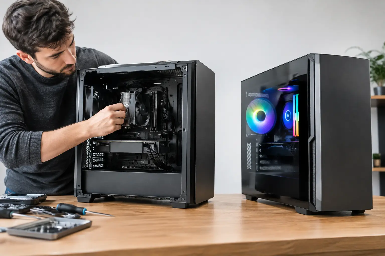 Hand Built Versus Factory PCs Compared