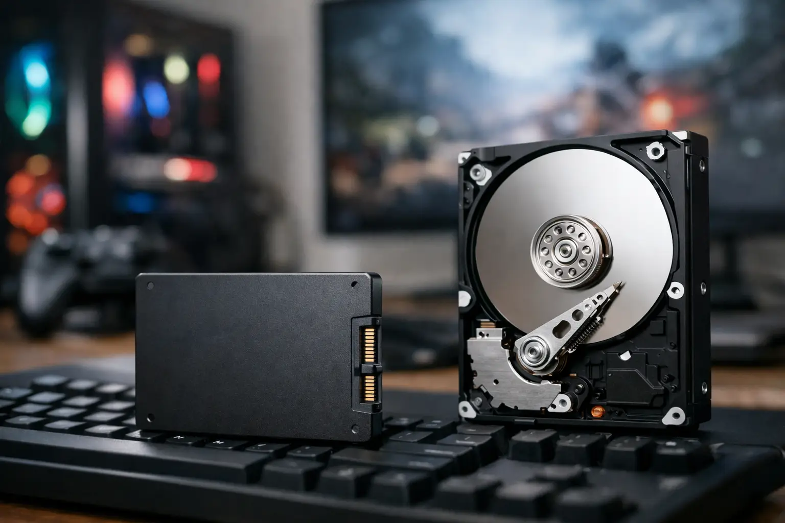 SSD HDD Comparison for Gaming and Desktop PCs