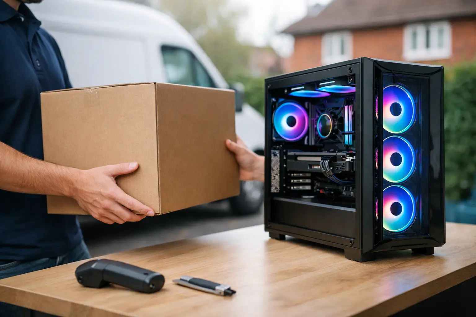 Gaming PC Delivery UK for Custom Builds