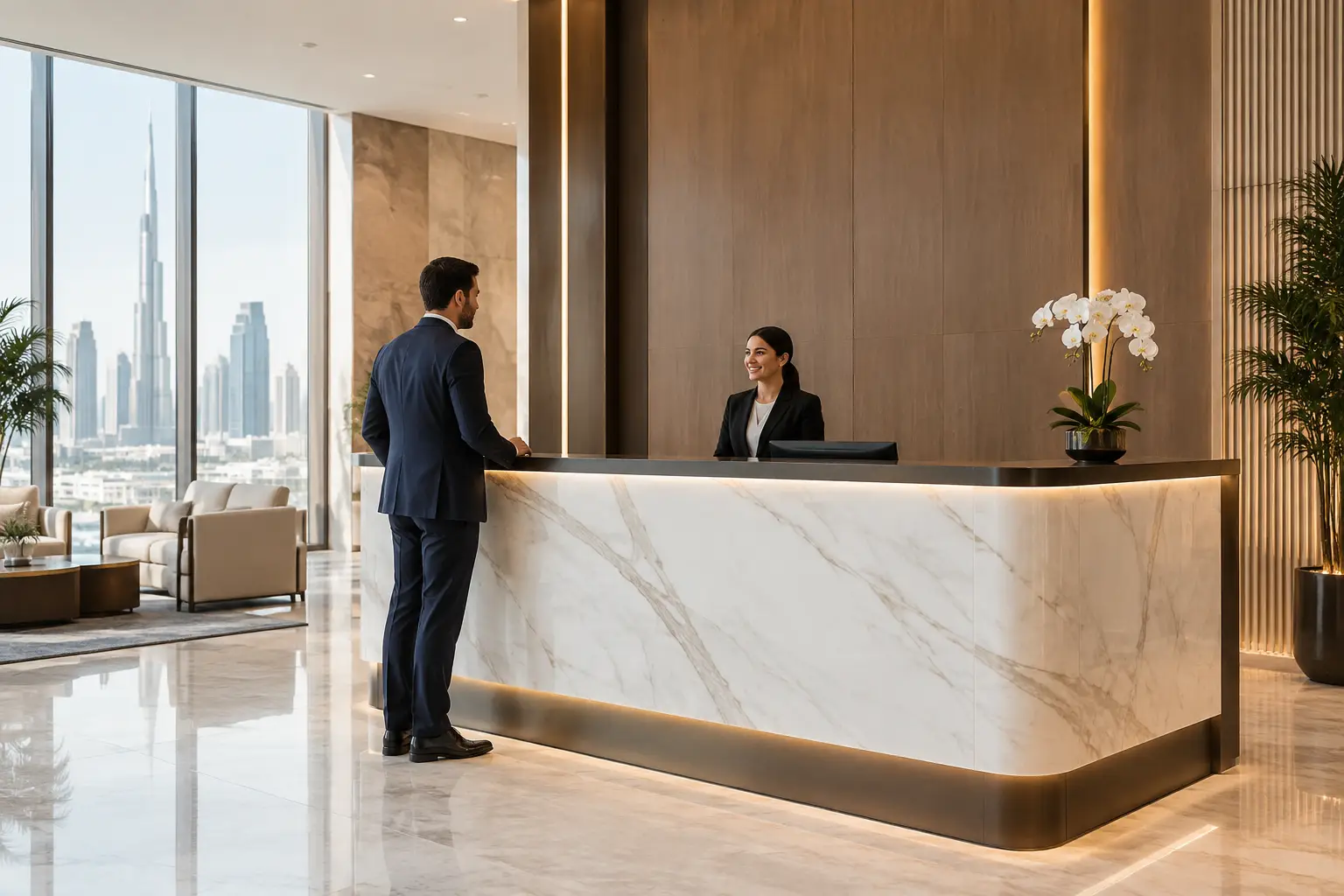 How to Choose a Reception Desk Manufacturer in Dubai