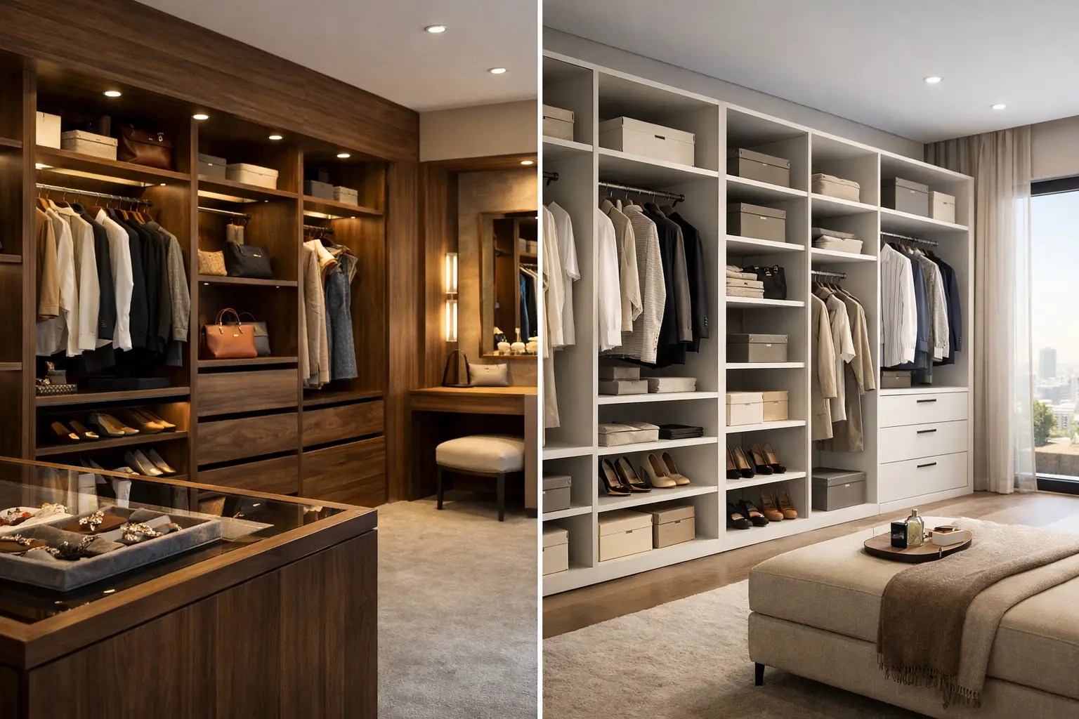 Bespoke Versus Modular Wardrobes Compared