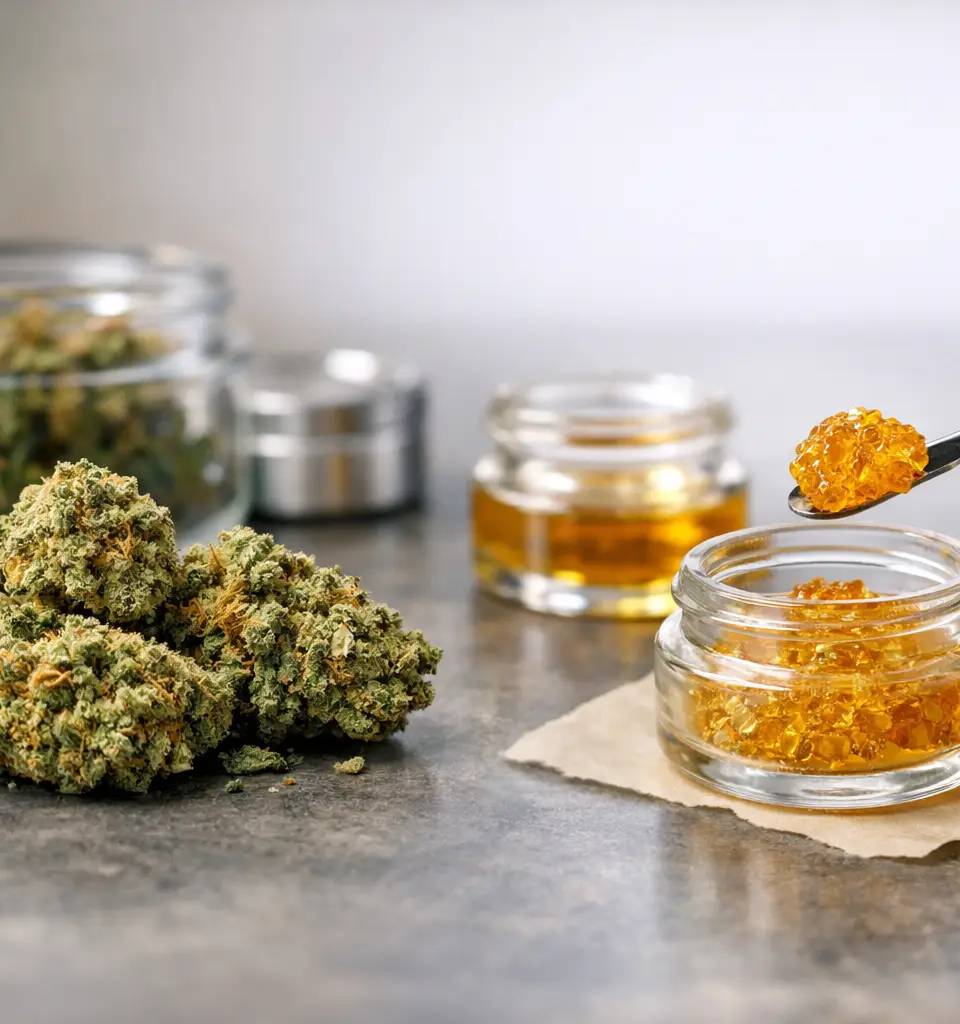 Flower or Concentrates Comparison Guide