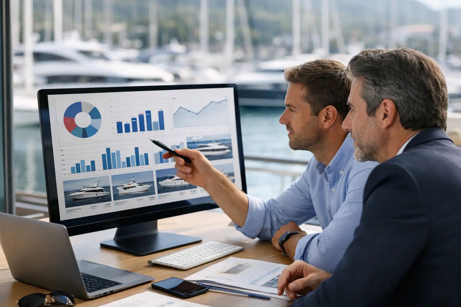 Yacht-Portal-Analytics für bessere Verkaufsentscheidungen