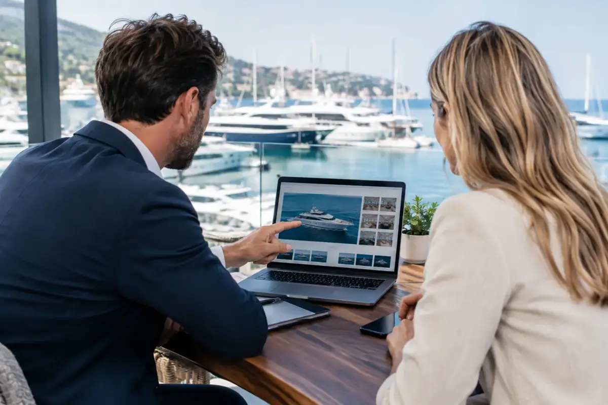 Champs de données d'annonces de yachts qui génèrent leads