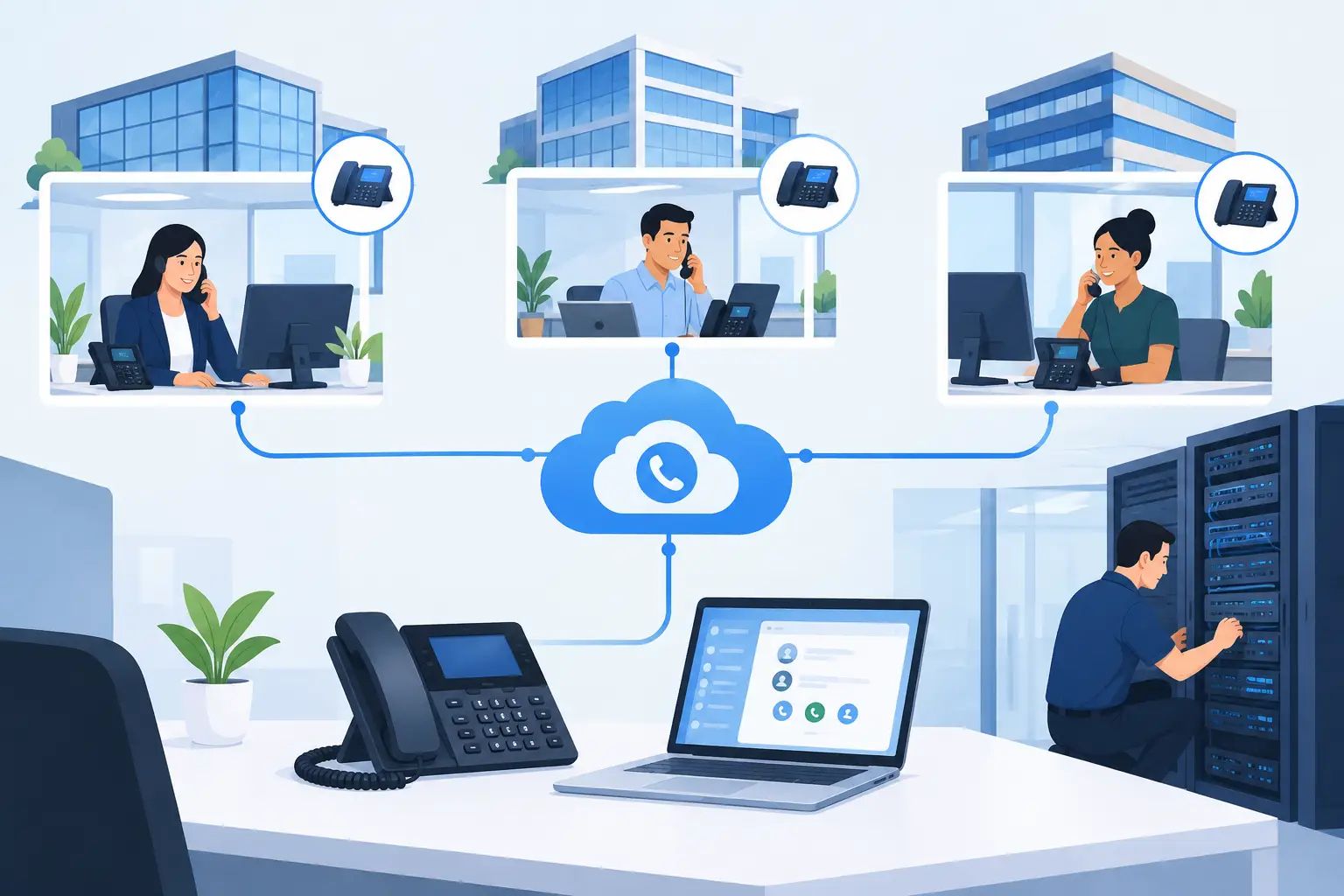 Multi Office VoIP Conversion Example That Works | iTeleco Blog