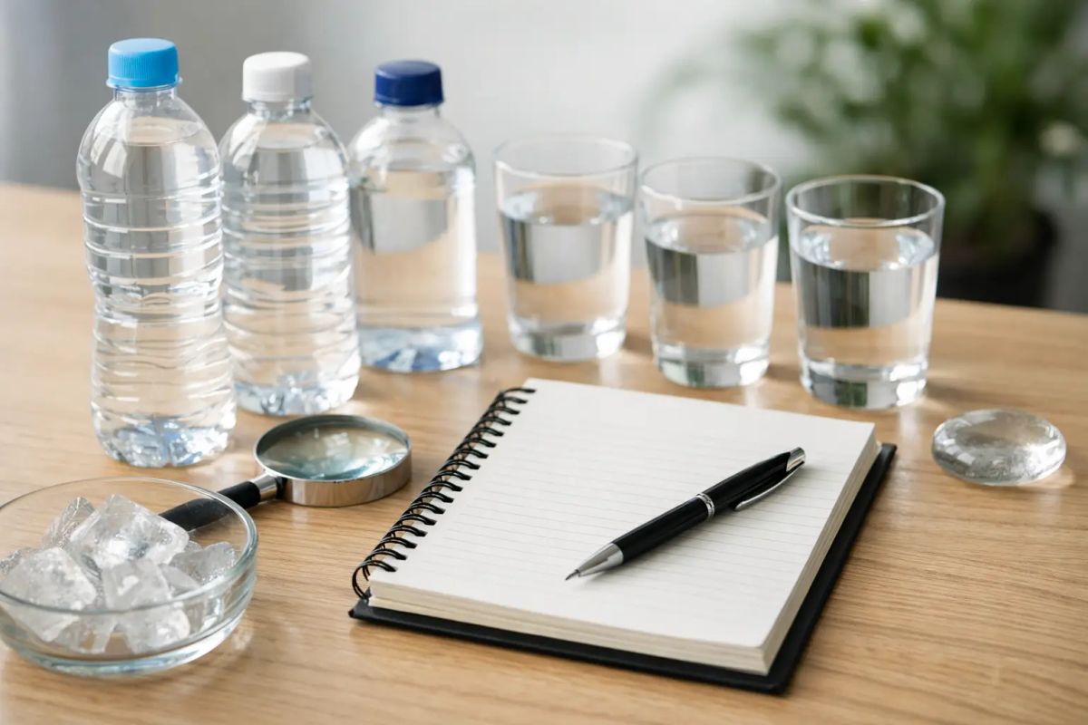 How to Keep a Bottled Water Tasting Journal