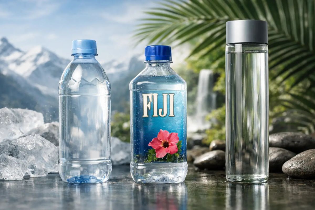 Evian vs Fiji vs Voss Mineral Comparison