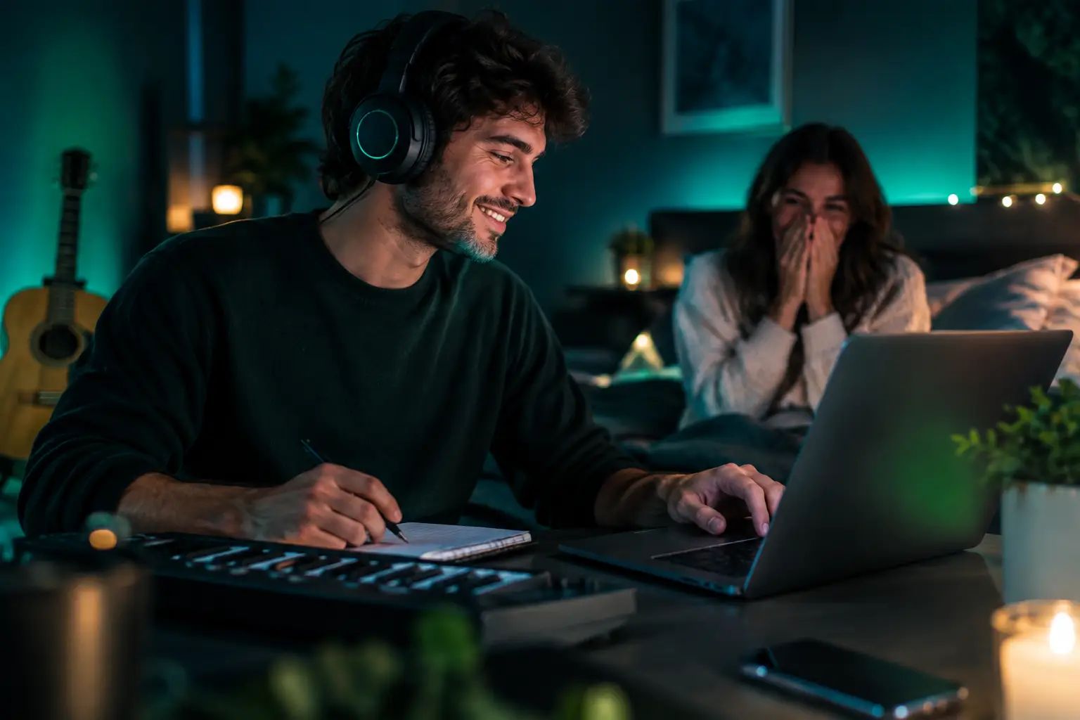 Créer une musique pour une surprise romantique