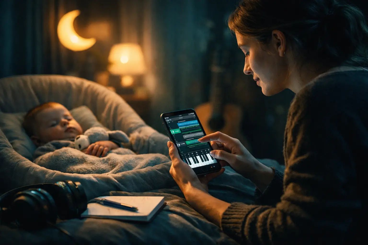 Comment composer une berceuse personnalisée bébé