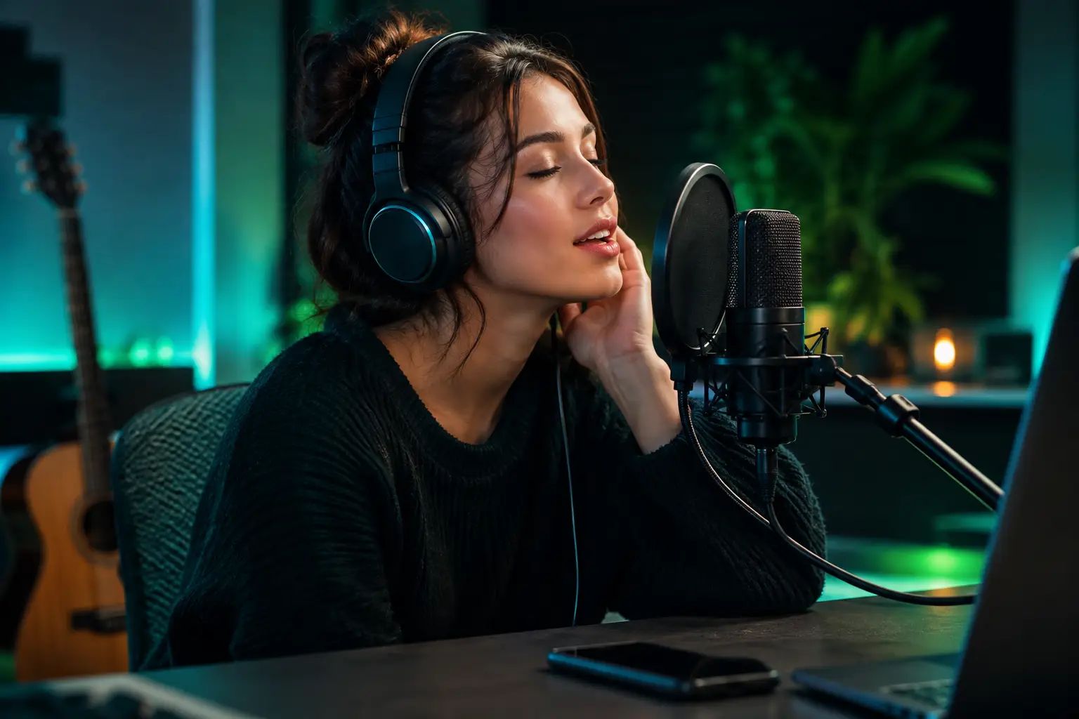 Enregistrer sa voix pour créer une chanson