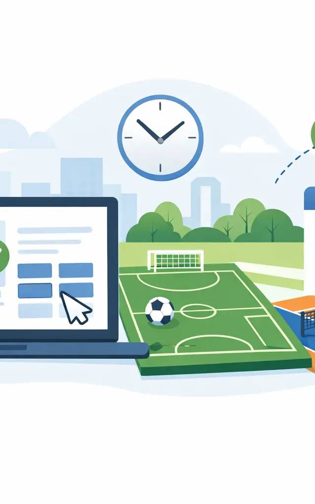 Reservar canchas deportivas online sin caos