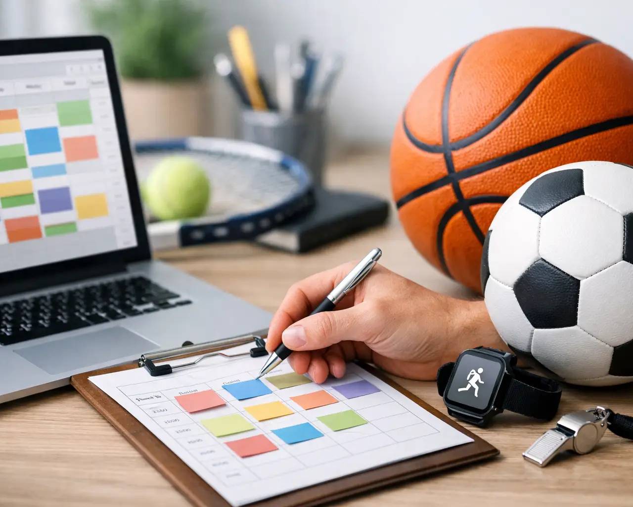 Gestión de horarios deportivos sin caos