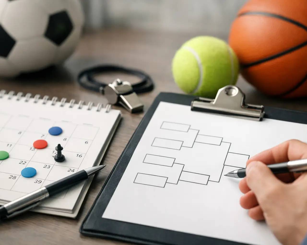Ejemplo de calendario para torneos que sí funciona