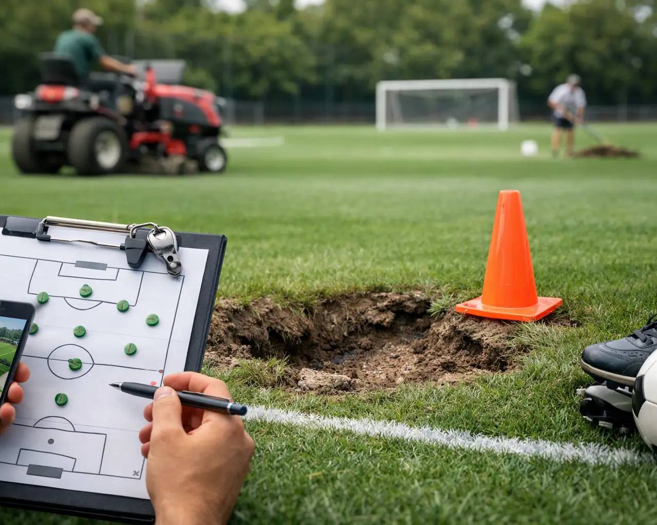 Gestión de canchas que reduce huecos y caos