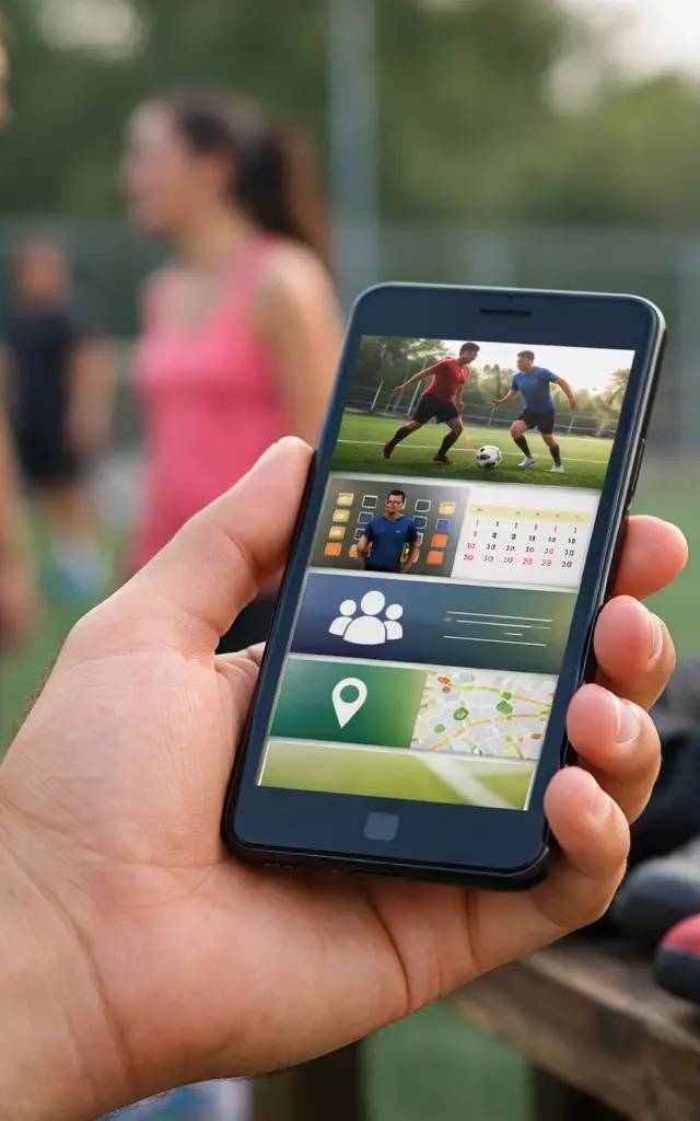 Club deportivo app para jugar y organizar