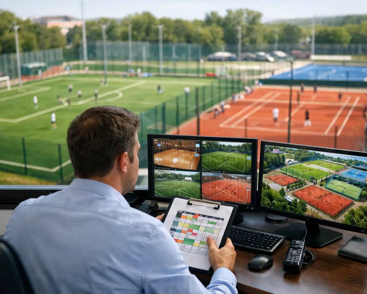 Cómo administrar múltiples canchas deportivas