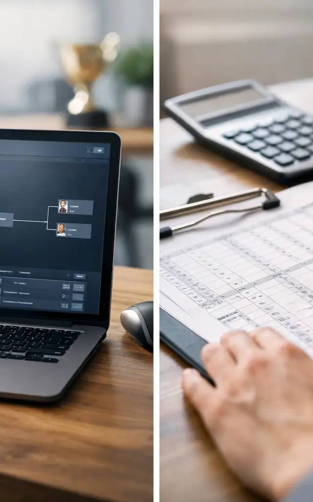 Software de torneos vs. hojas de cálculo