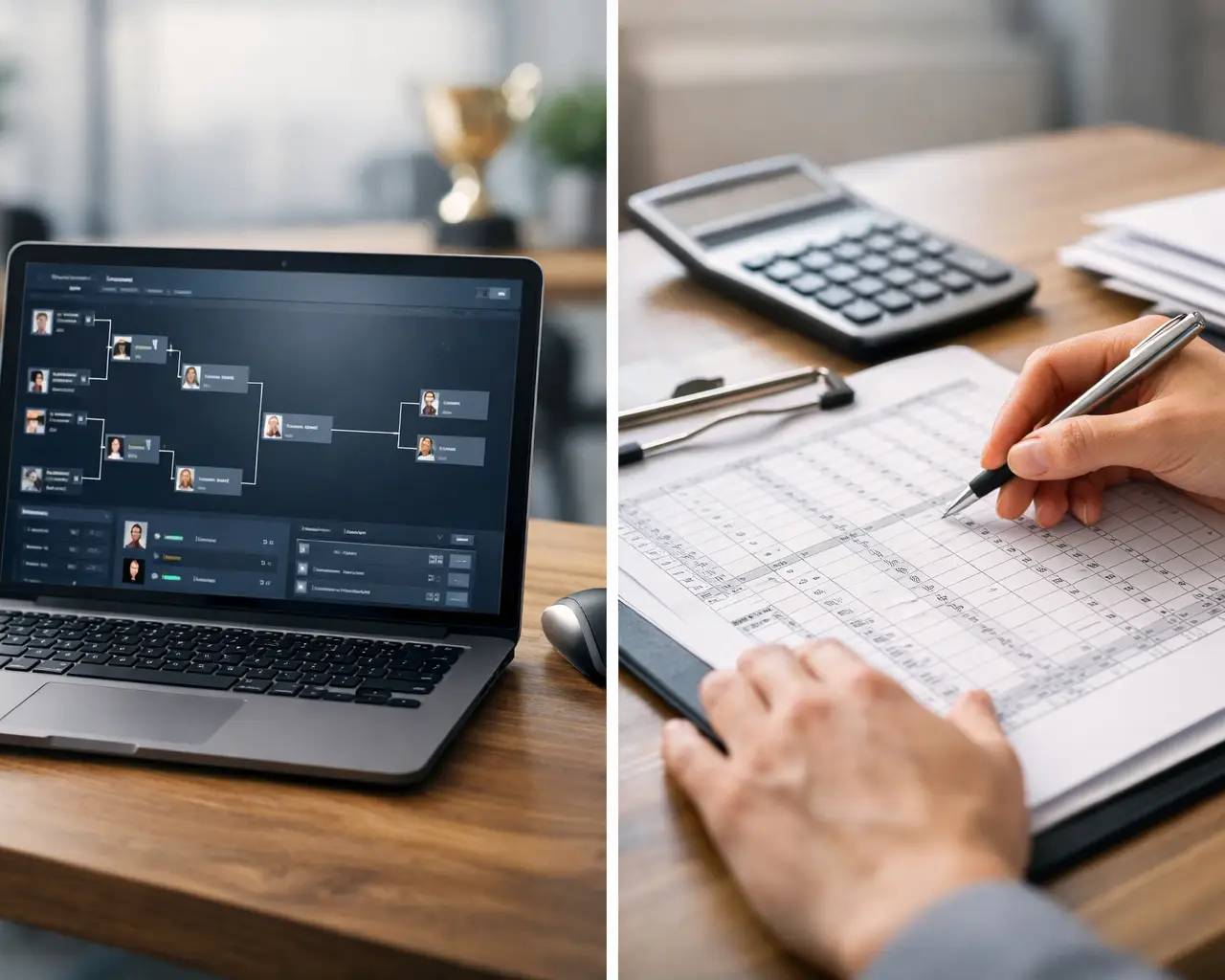 Software de torneos vs. hojas de cálculo