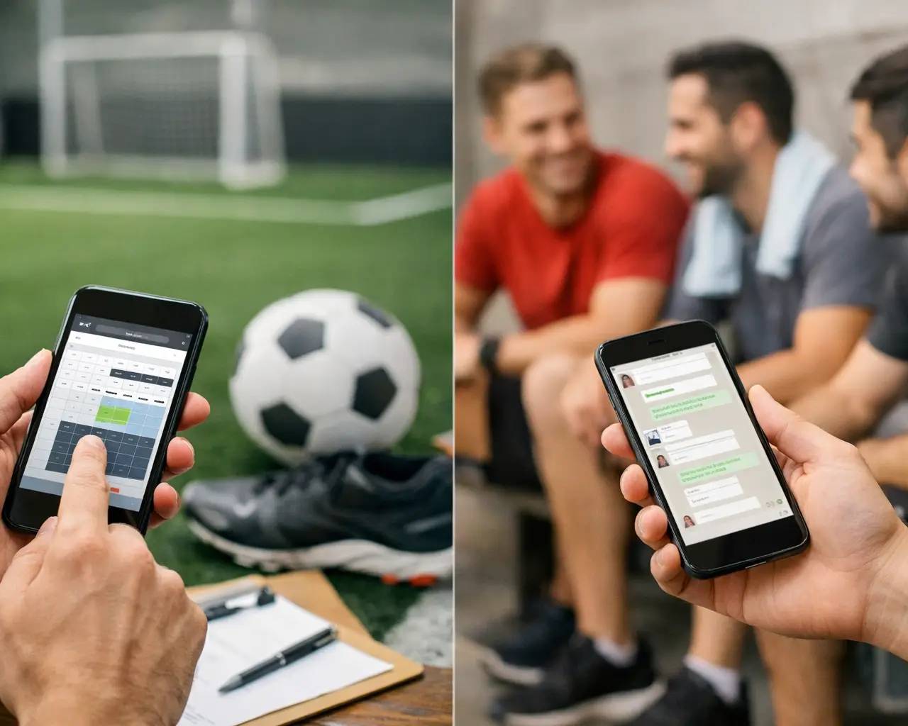 ¿Reserva deportiva o grupo WhatsApp para jugar?